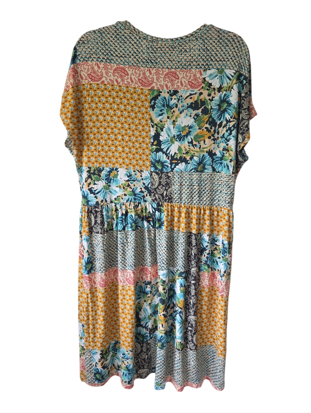 Johnny‎ Was Paisley Block Print Tee Dress - Picture 5 of 7